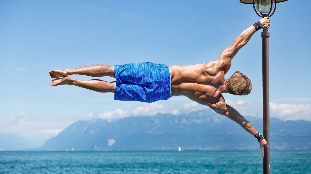 how to do human flag